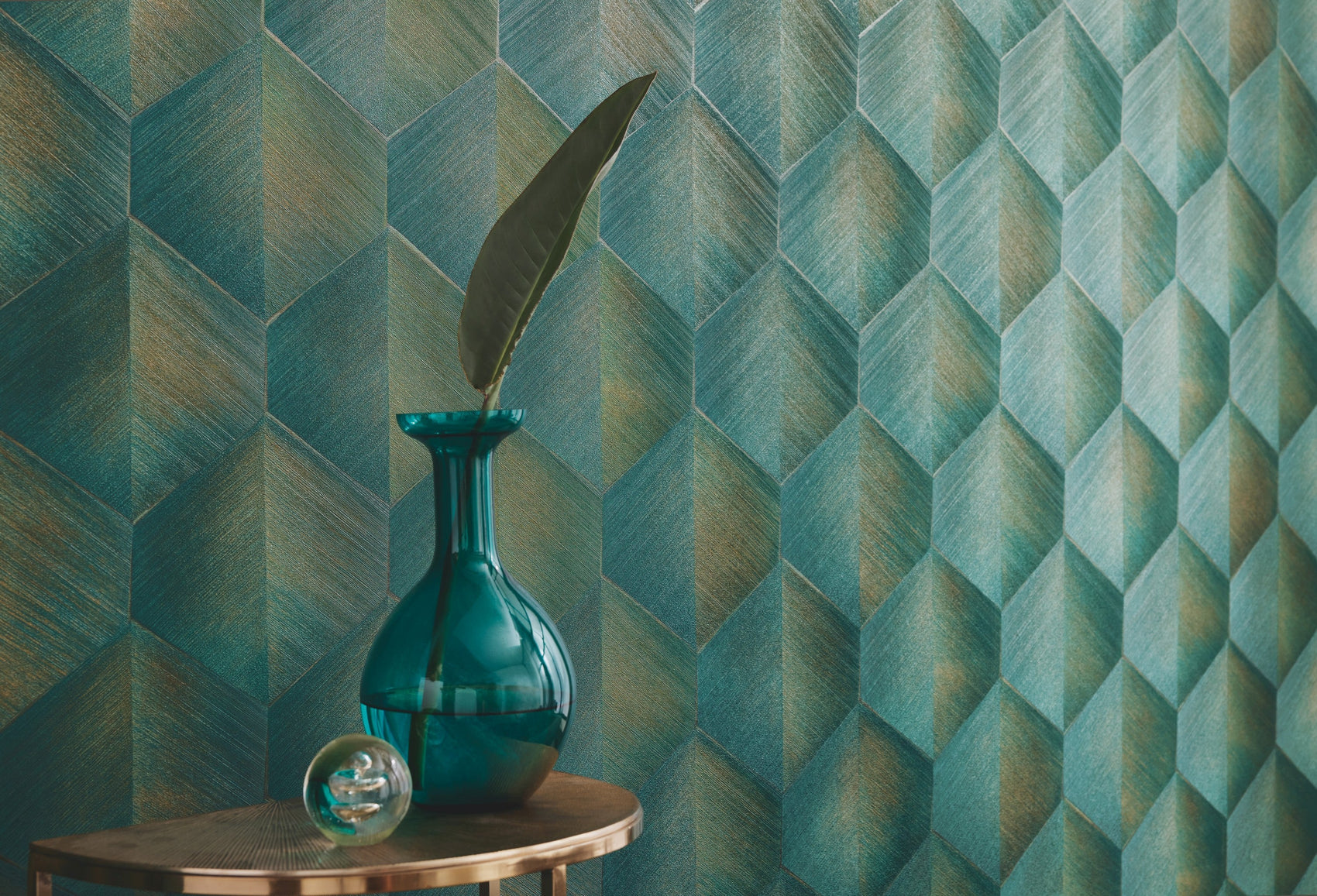 Turquoise Grafisch - ER19-0370 - Image2 - Fashion for Walls 4 - 1037019