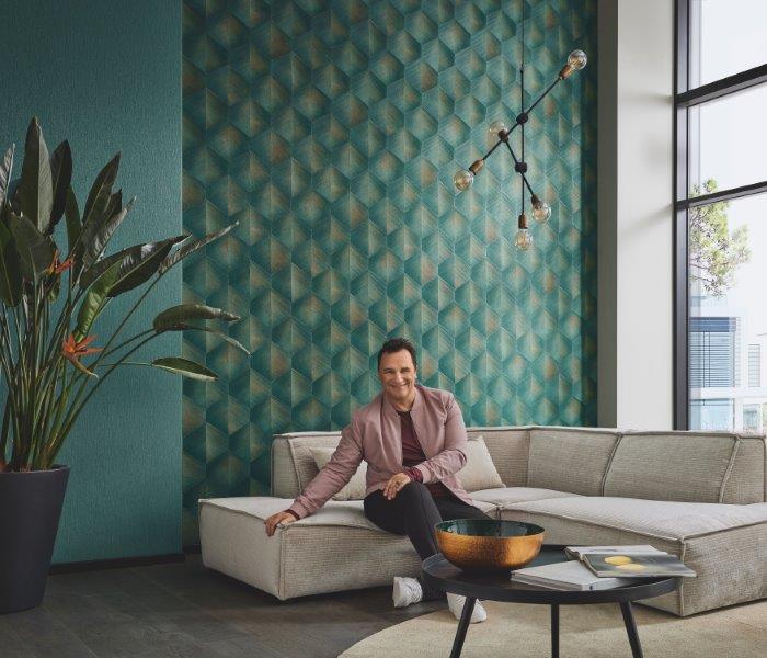 Turquoise Grafisch - ER19-0370 - Image3 - Fashion for Walls 4 - 1037019