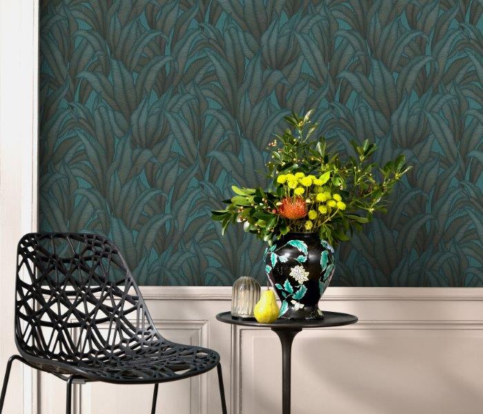 Turquoise Botanisch - ER19-0371 - Image2 - Fashion for Walls 4 - 1037119