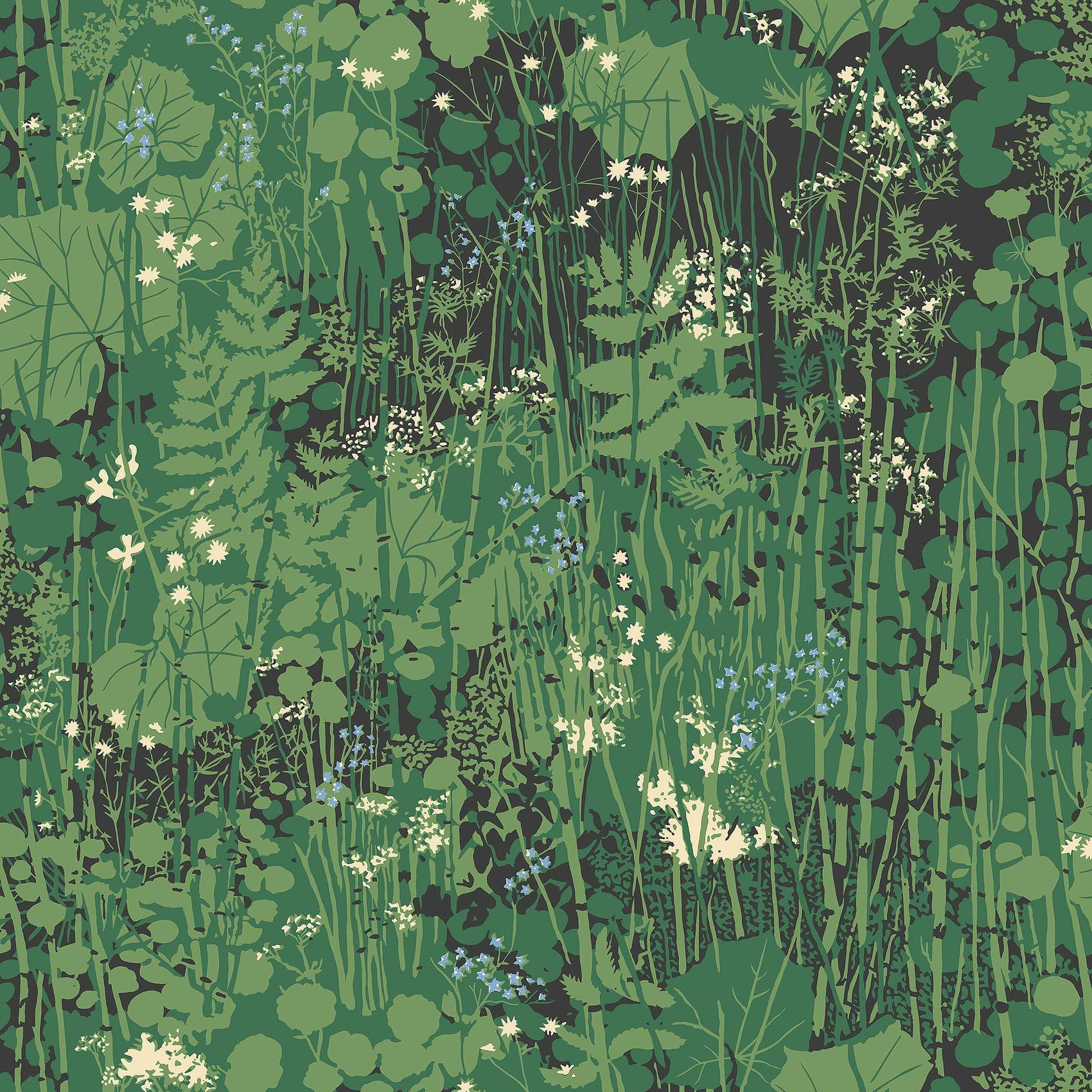 Groen Botanisch - BS85-0113 - Image1 - Scandinavian Designers - 1385