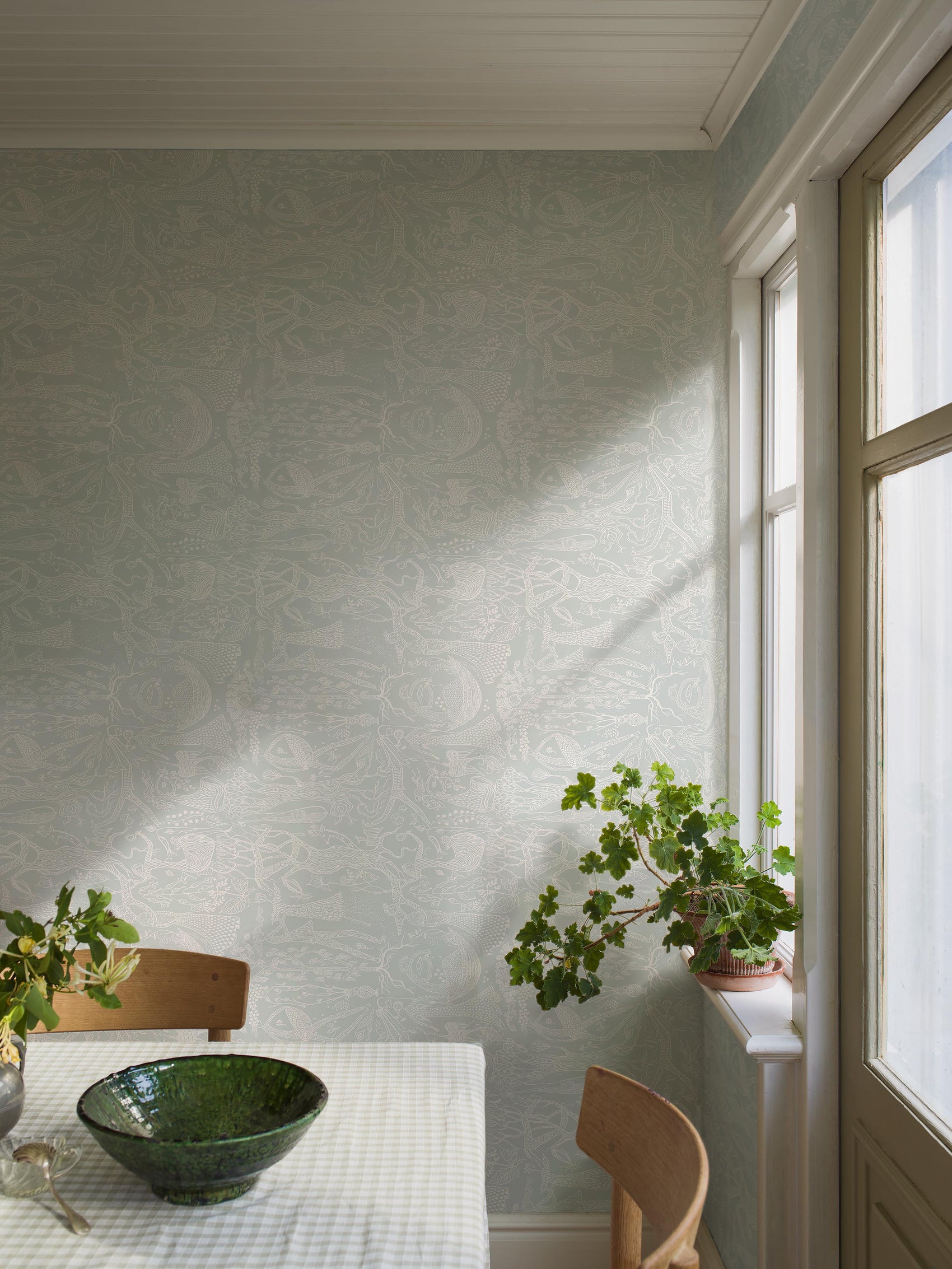 Groen Toile de Jouy - BS61-0117 - Image5 - Scandinavian Designers - 1761