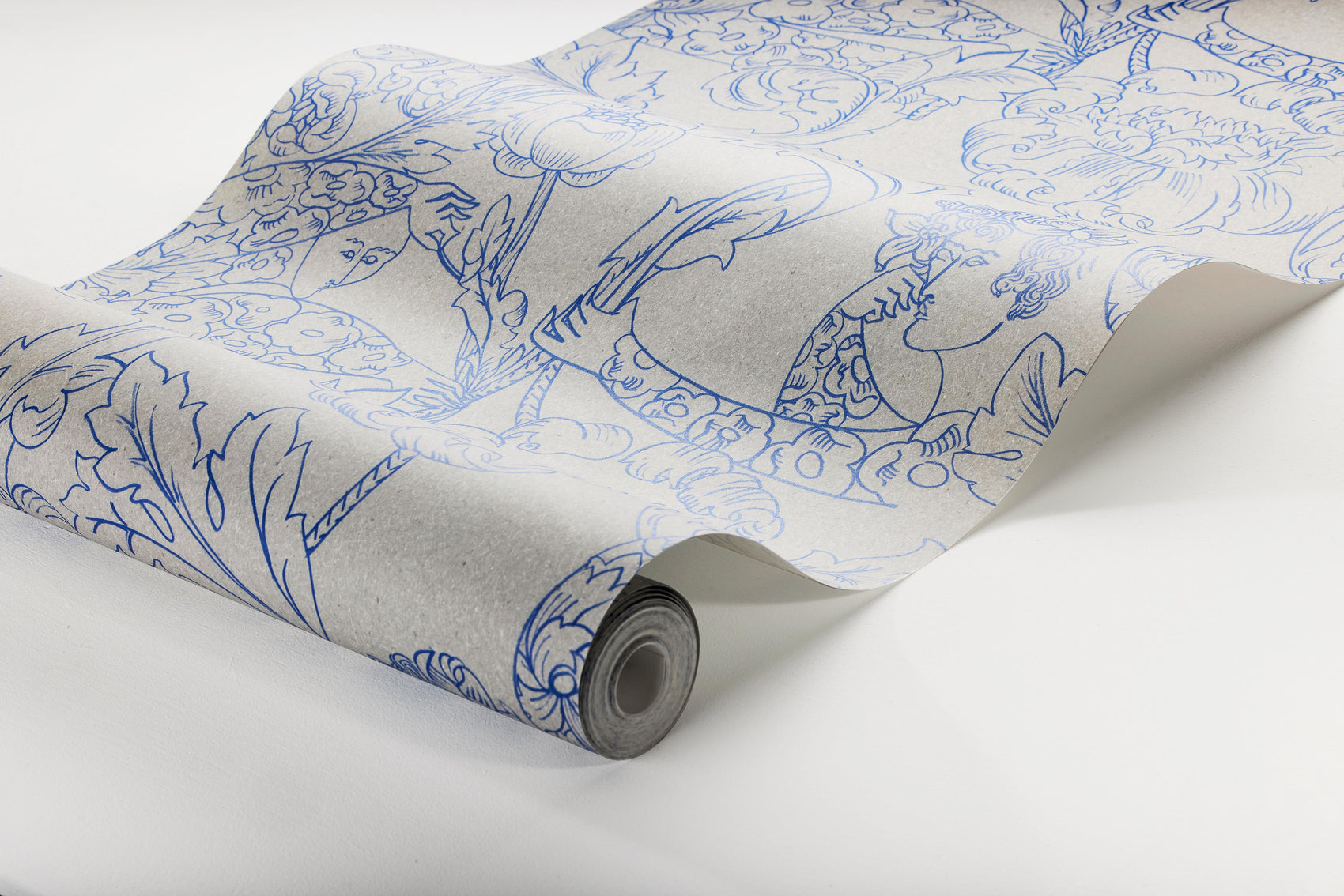 Blauw Bloemen - BS65-0120 - Image3 - Swedish Designers - 2065