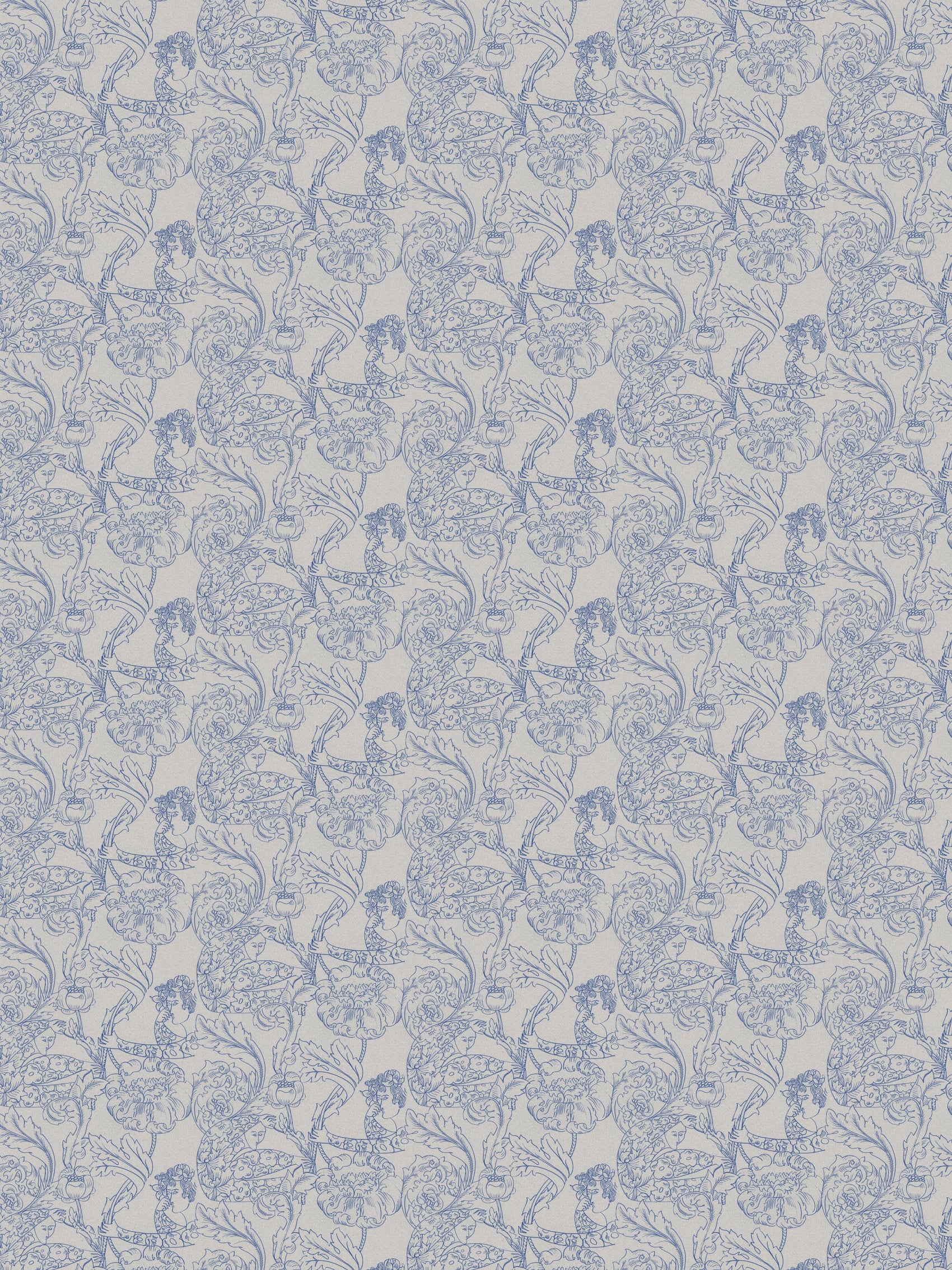 Blauw Bloemen - BS65-0120 - Image4 - Swedish Designers - 2065