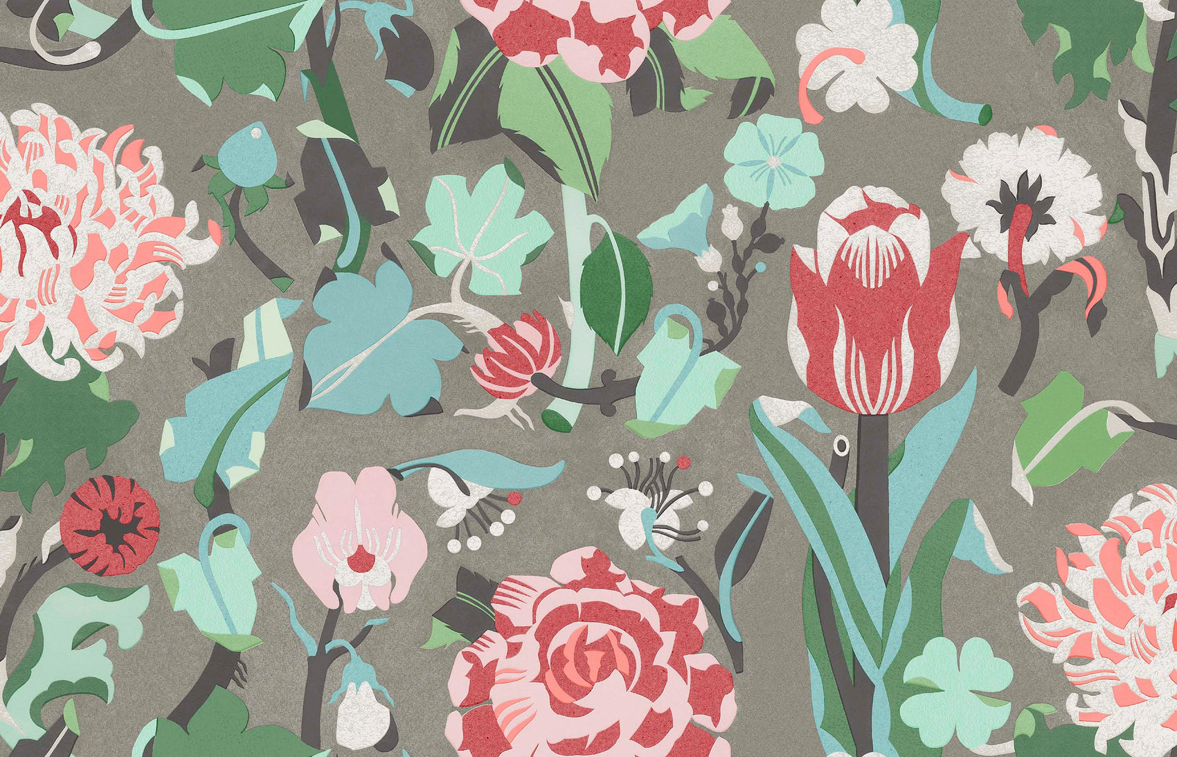 Taupe Bloemen - BS70-0120 - Image3 - Swedish Designers - 2070