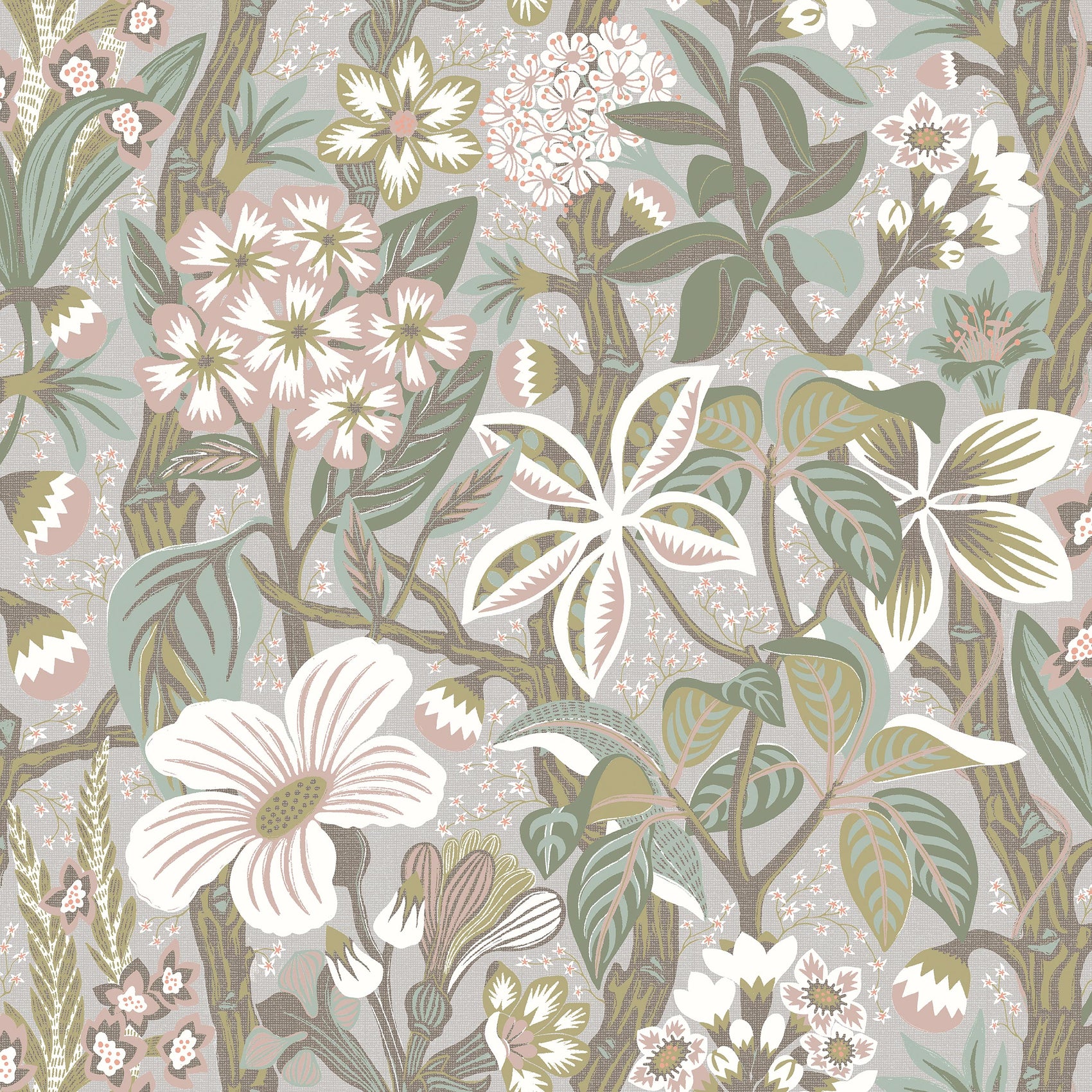 Grijs Botanisch - BS80-0120 - Image1 - Swedish Designers - 2080