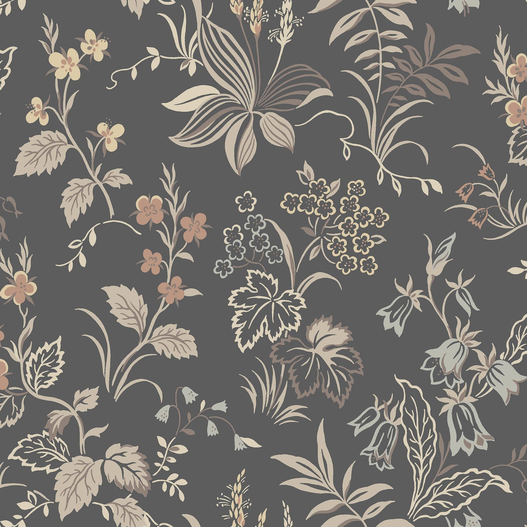 Grijs Botanisch - BS64-0132 - Image1 - Timeless Traditions - 3264