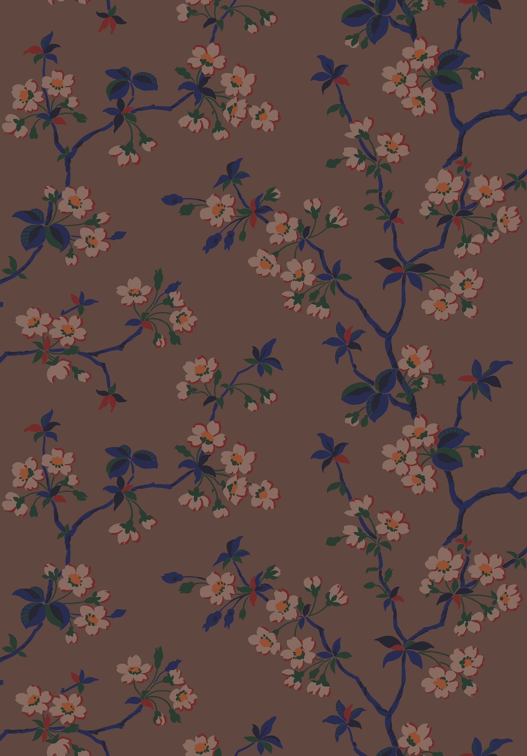 Taupe Botanisch - BS74-0141 - Image1 - Alla Tiders Hus - 4174