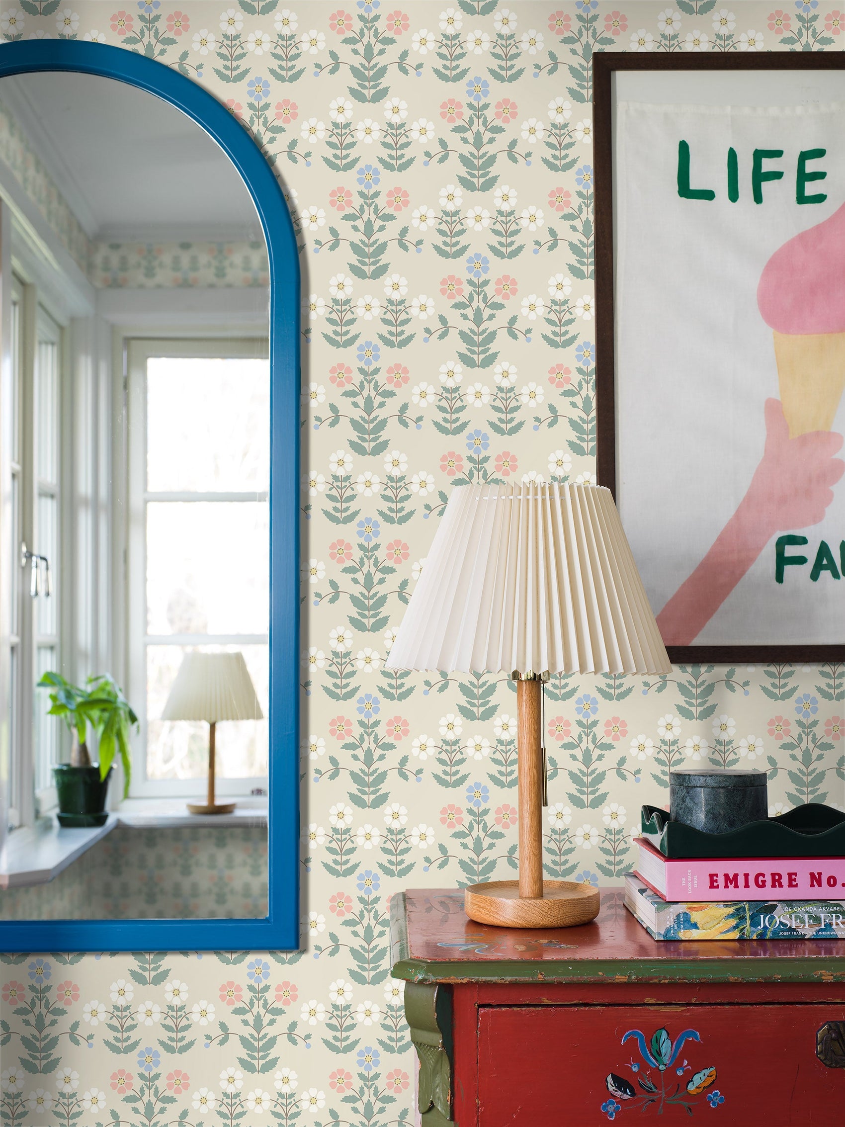 Beige Bloemen - BS12-0148 - Image2 - New Heritage - 4812