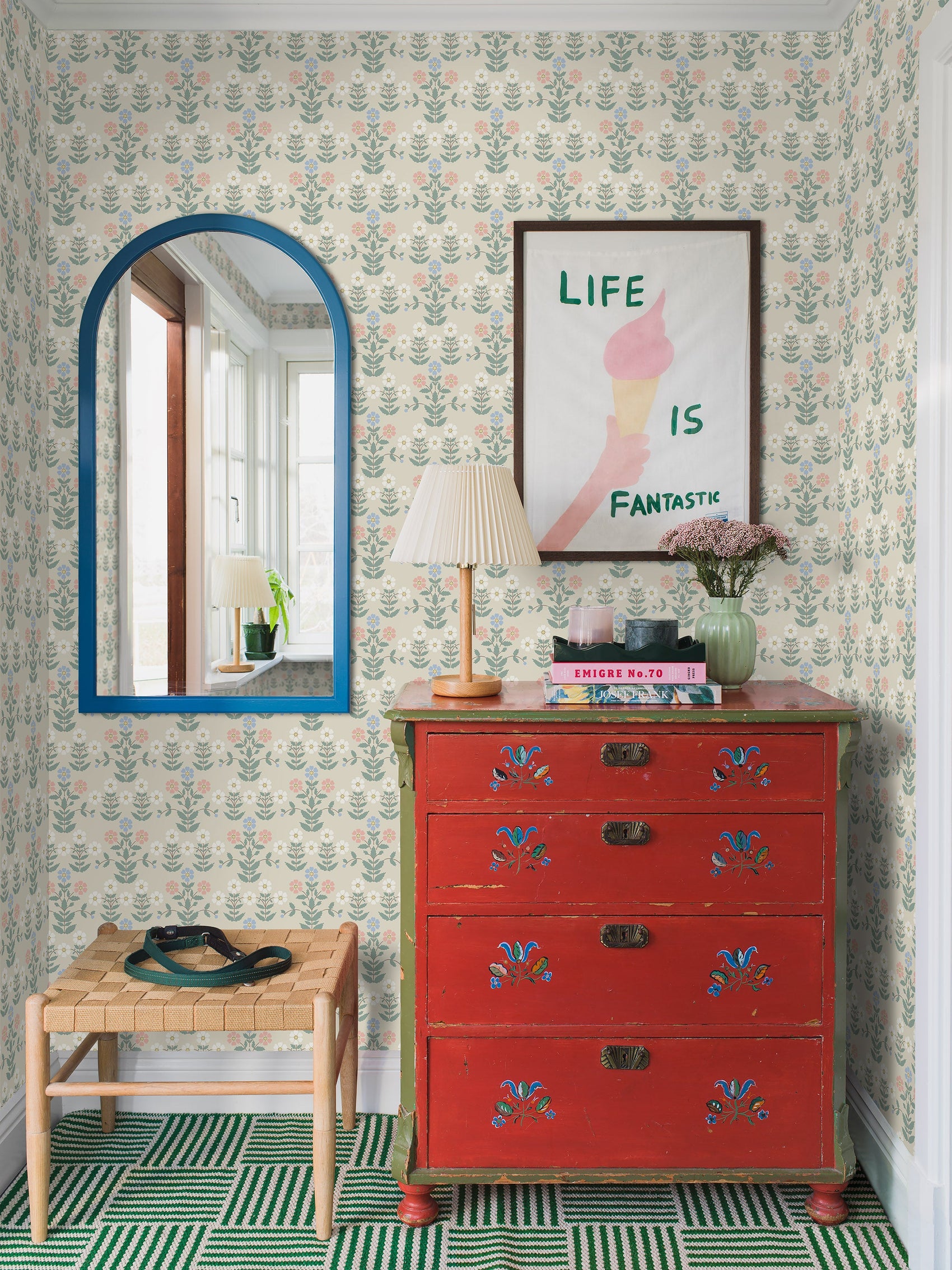 Beige Bloemen - BS12-0148 - Image3 - New Heritage - 4812