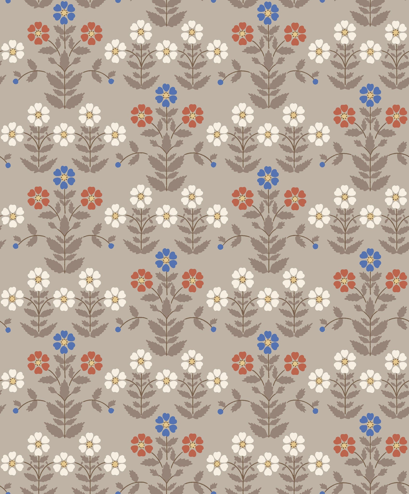 Taupe Botanisch - BS13-0148 - Image1 - New Heritage - 4813