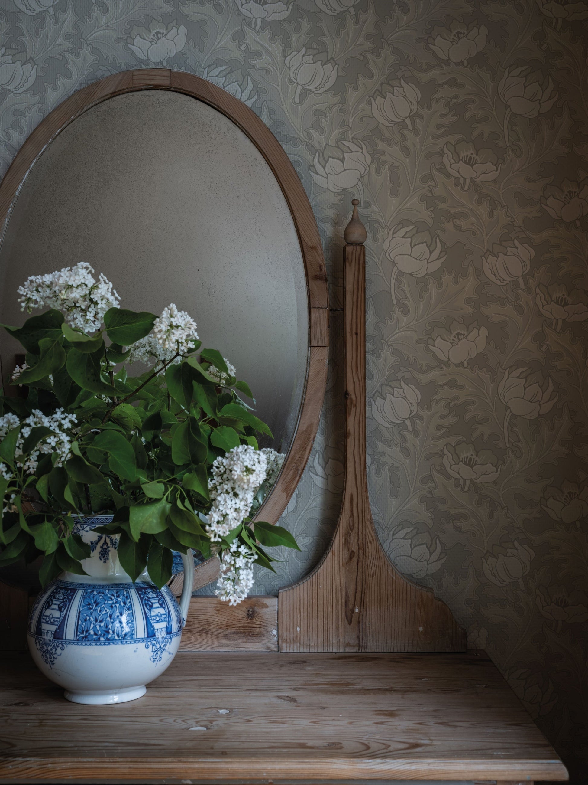Beige Bloemen - DU01-0519 - Image3 - Gammalsvenska klassiker - 519-01