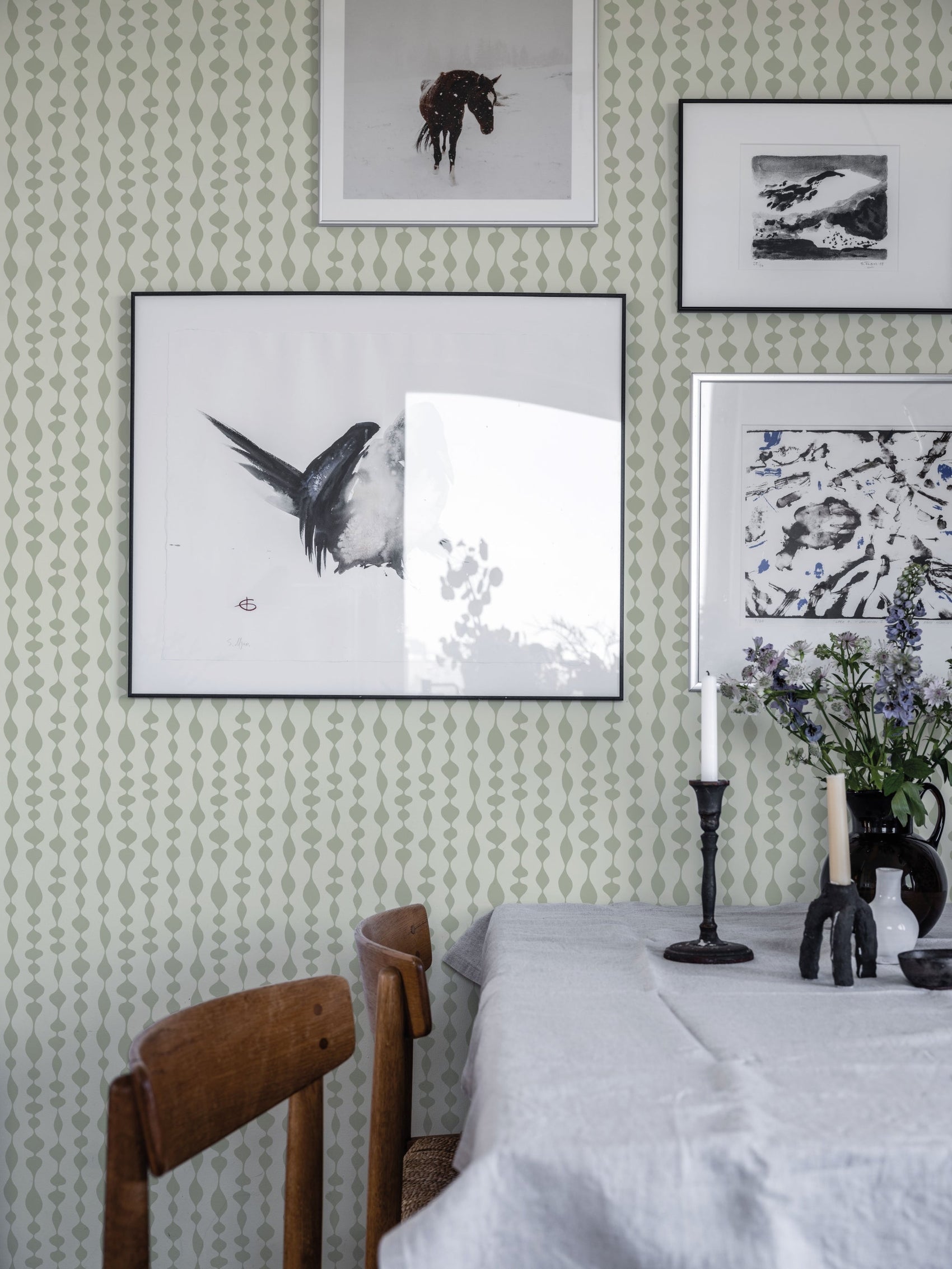 Groen Abstract - DU03-0527 - Image2 - Gammalsvenska klassiker - 527-03