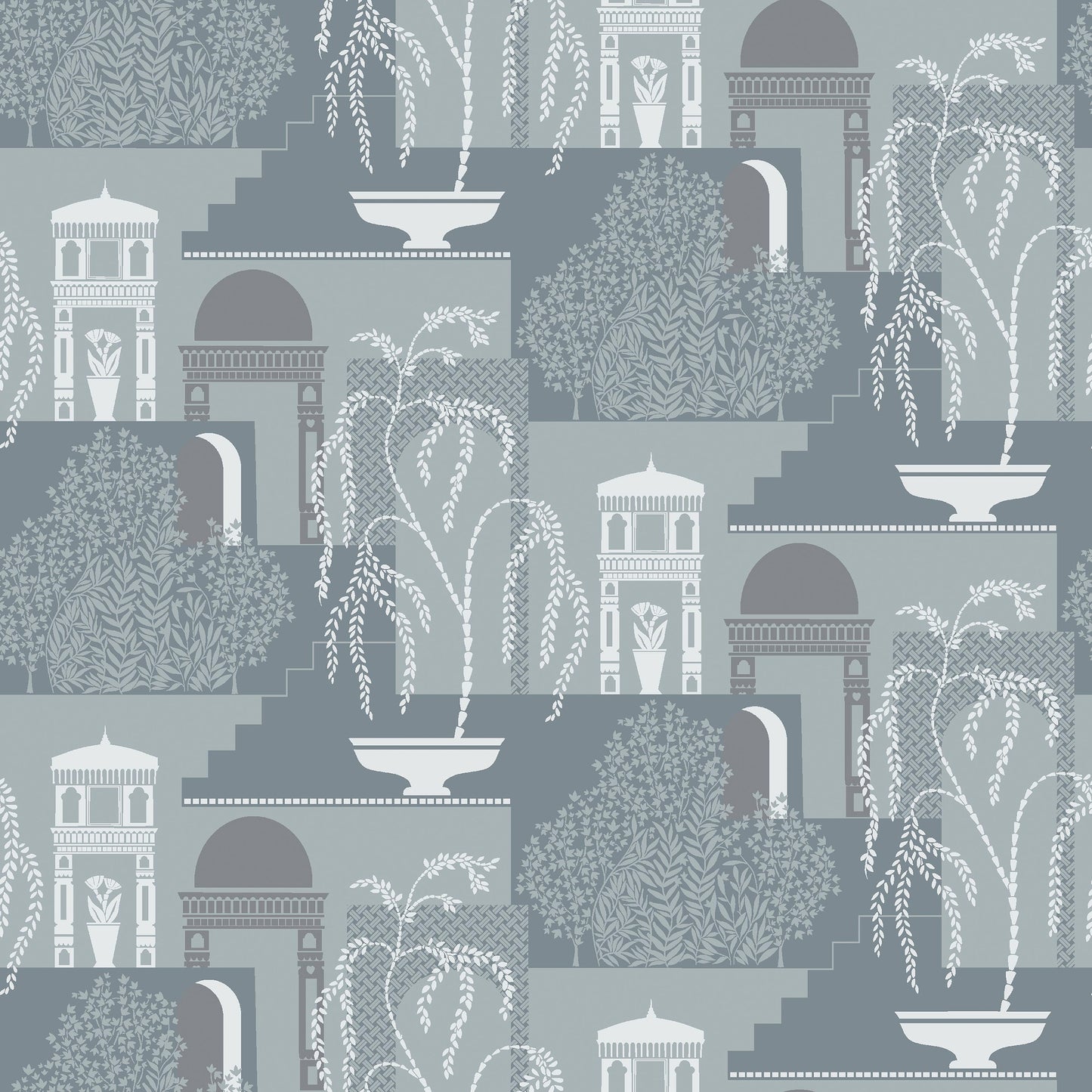 Blauw Toile de Jouy - BS18-0155 - Image1 - Swedish Grace - 5518