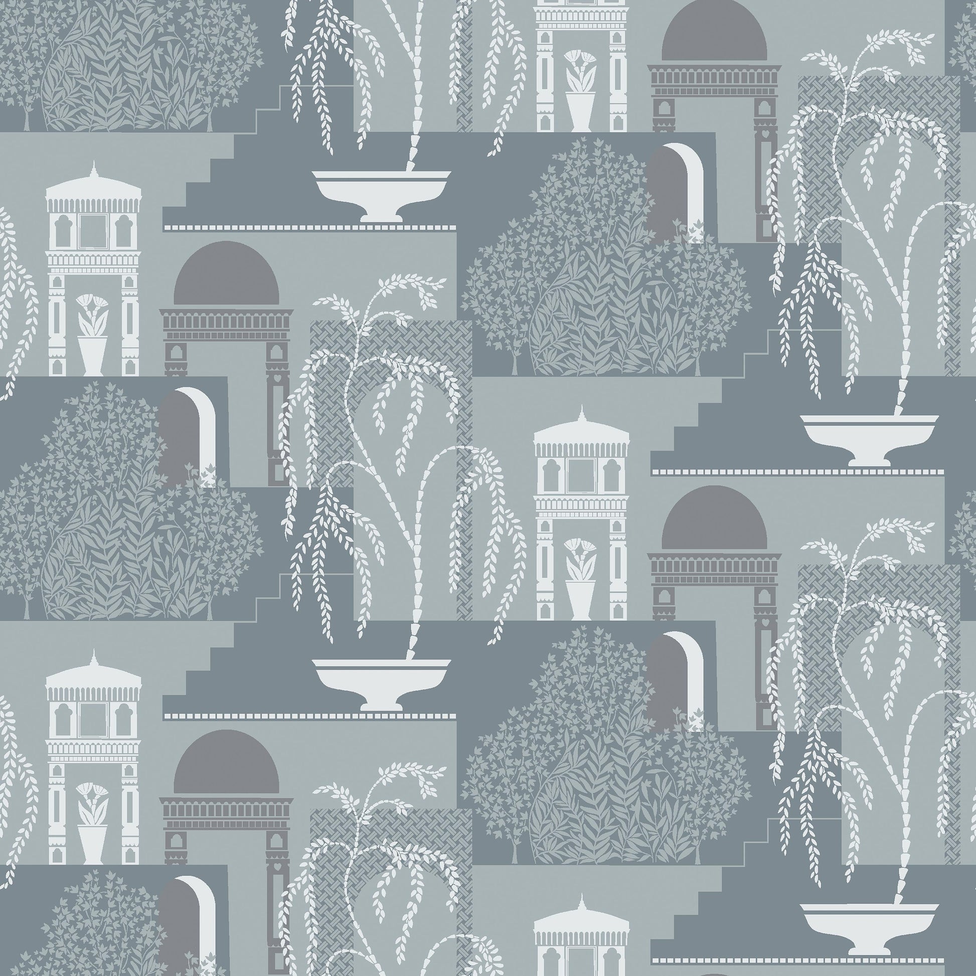 Blauw Toile de Jouy - BS18-0155 - Image1 - Swedish Grace - 5518