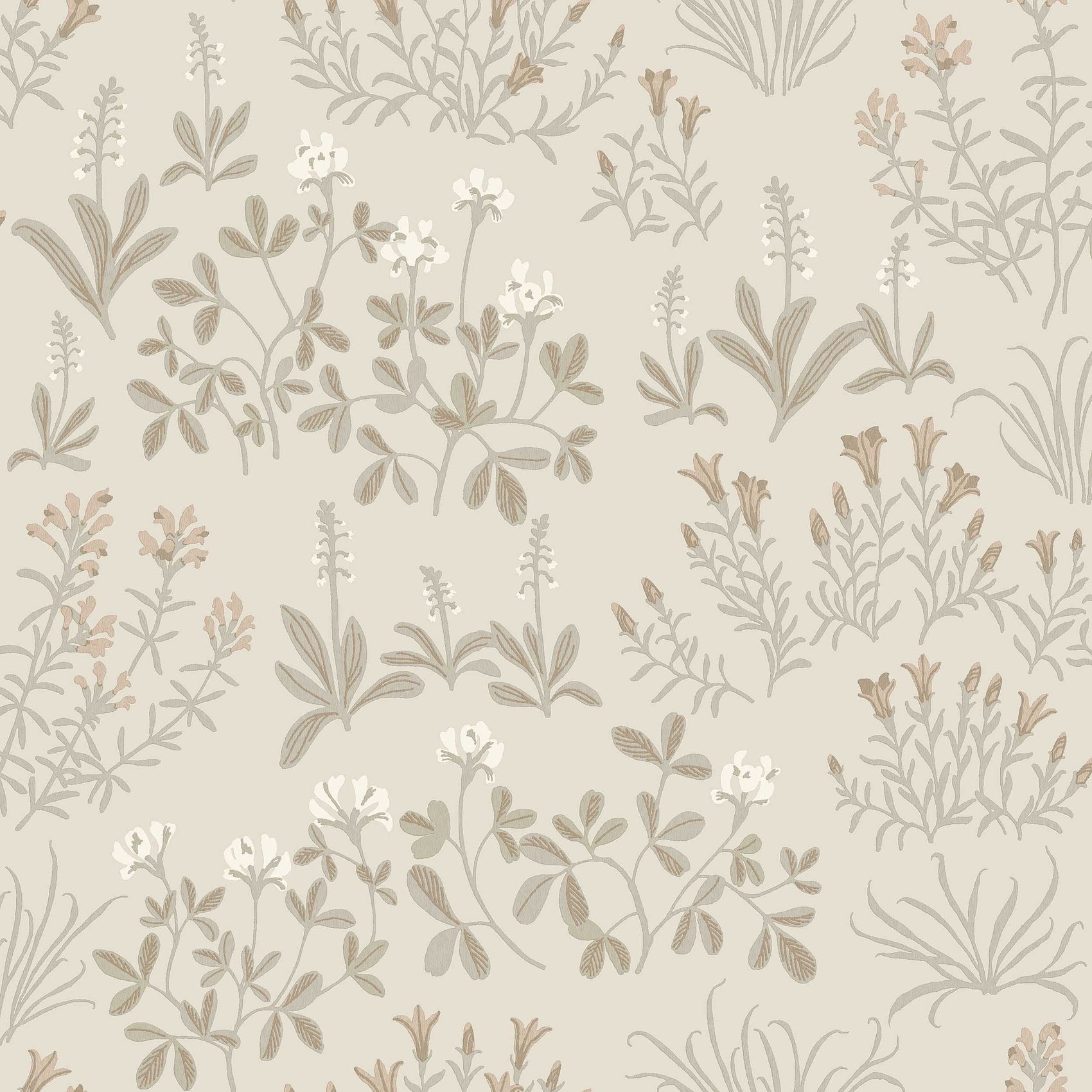 Beige Botanisch - BS05-0158 - Image1 - Nordic Folks - 5805