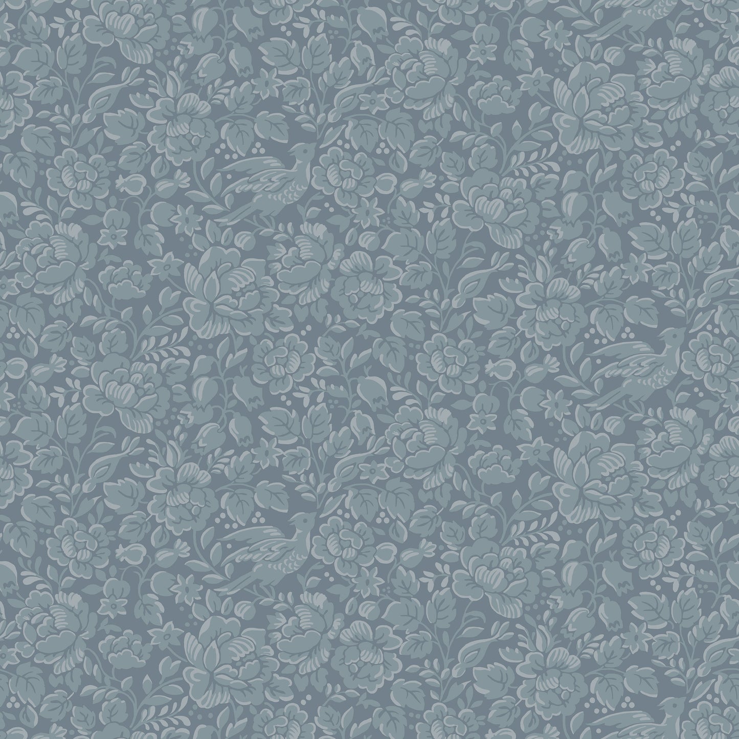 Blauw Klassiek - DU03-0678 - Image1 - Blommor & Blad - 678-03