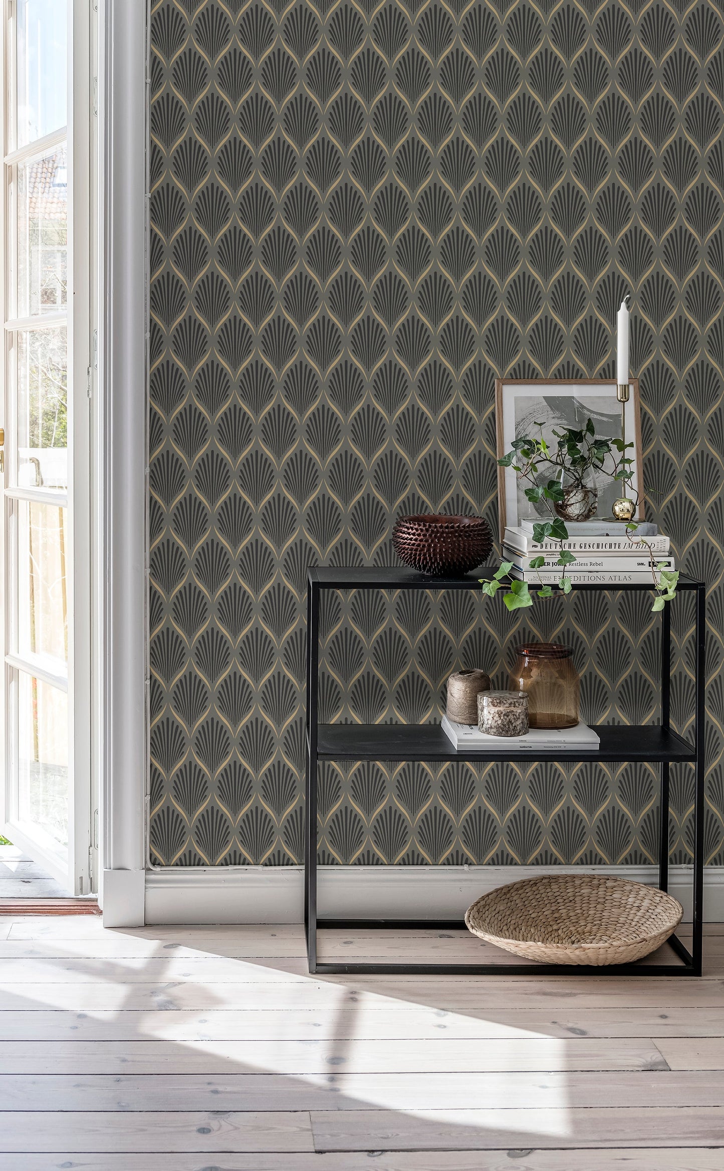 Grijs Art Deco - DU04-0681 - Image2 - Blommor & Blad - 681-04