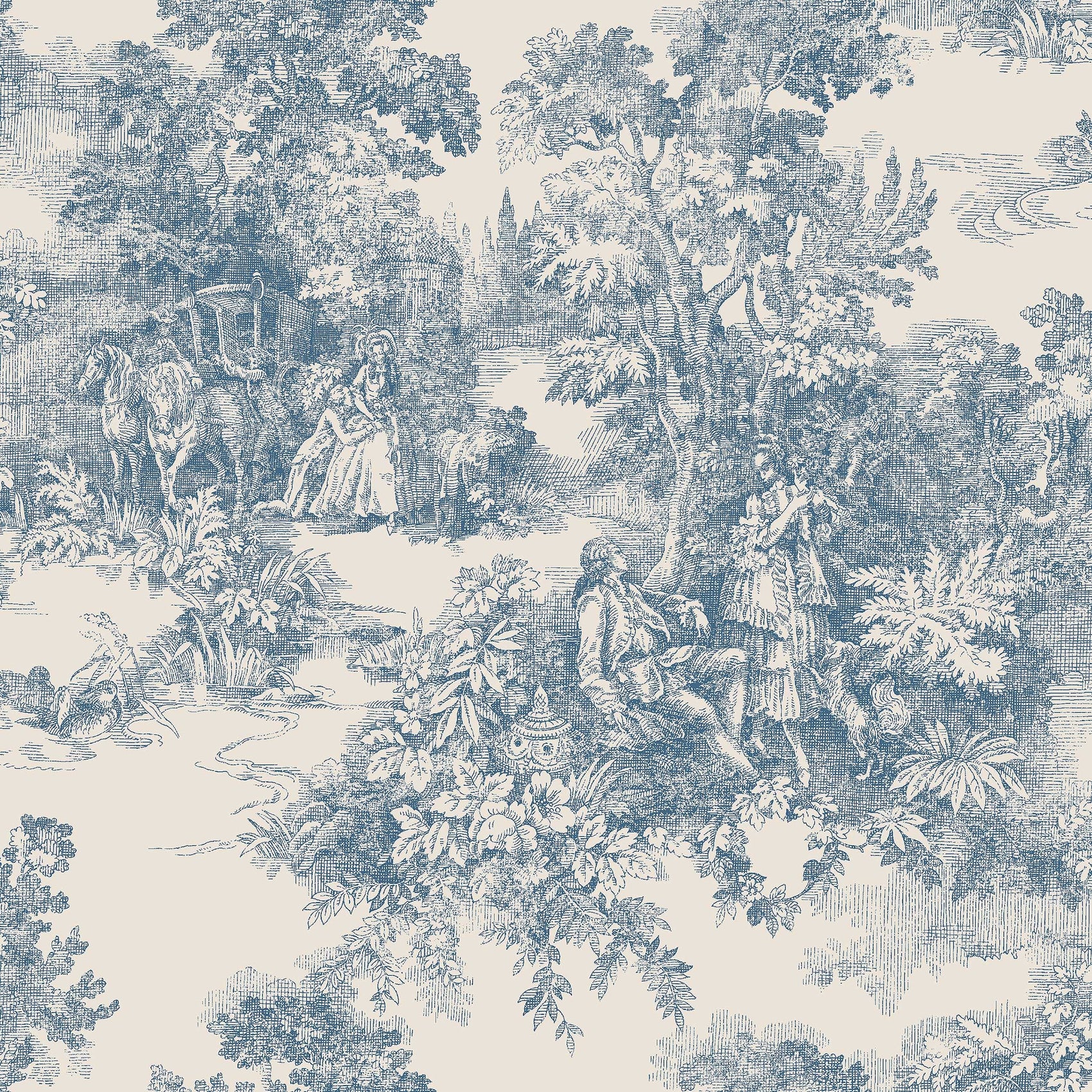 Blauw Toile de Jouy - BS67-0177 - Image1 - Adorn - 7767