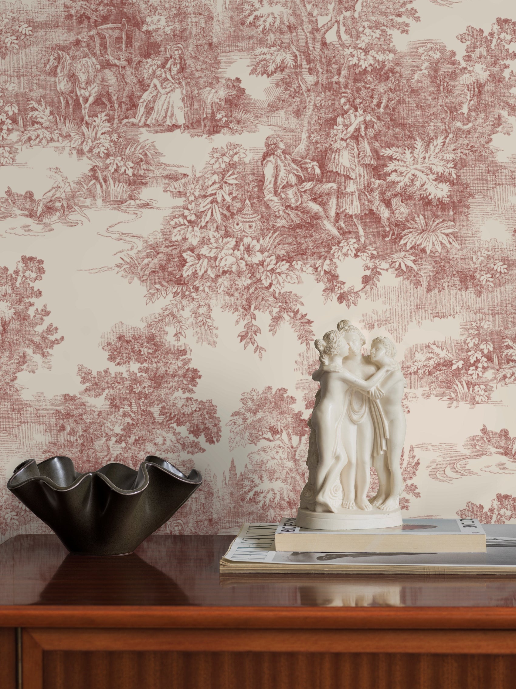 Rood Toile de Jouy - BS68-0177 - Image4 - Adorn - 7768