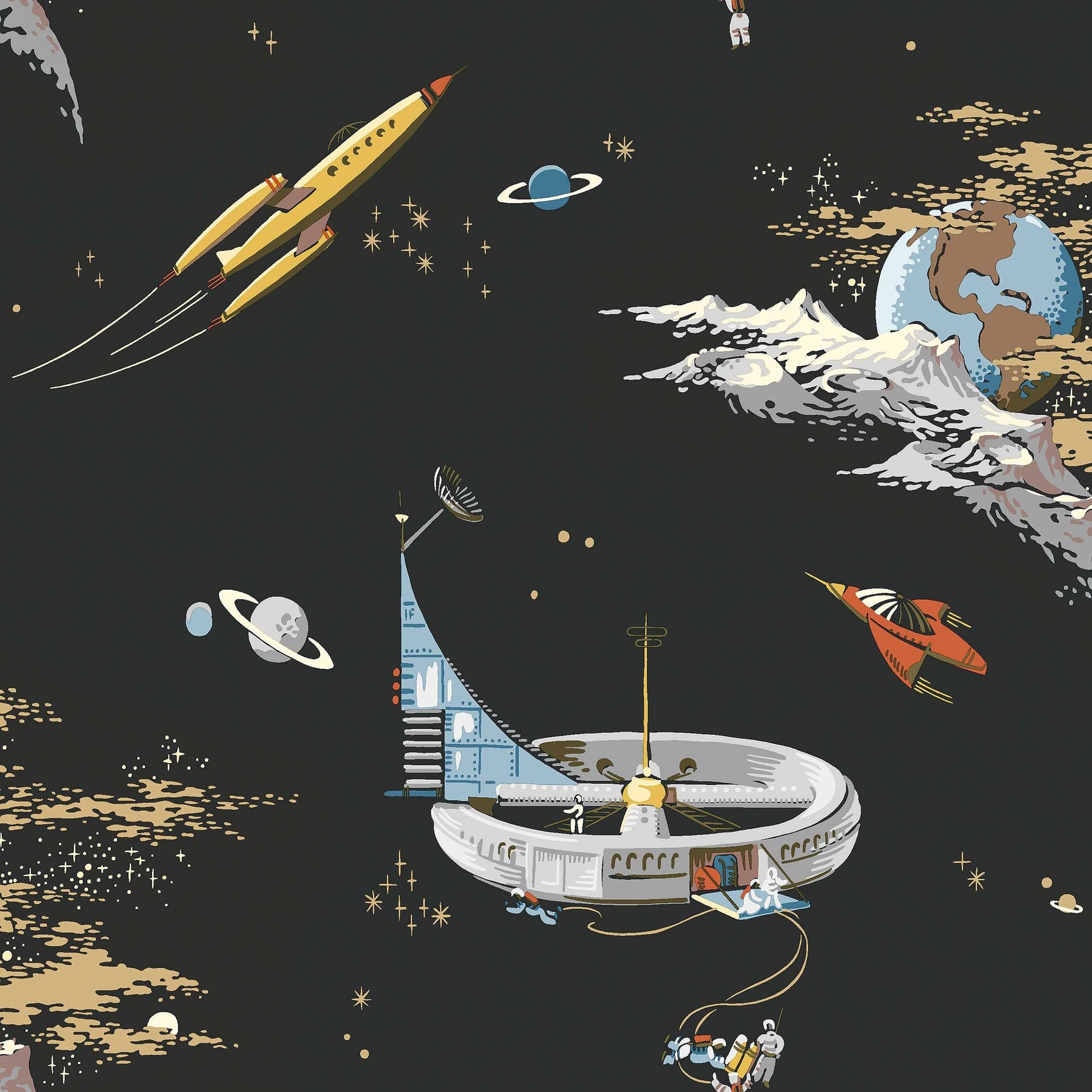 Zwart Retro - BS55-0181 - Image1 - Fairyland - 8155