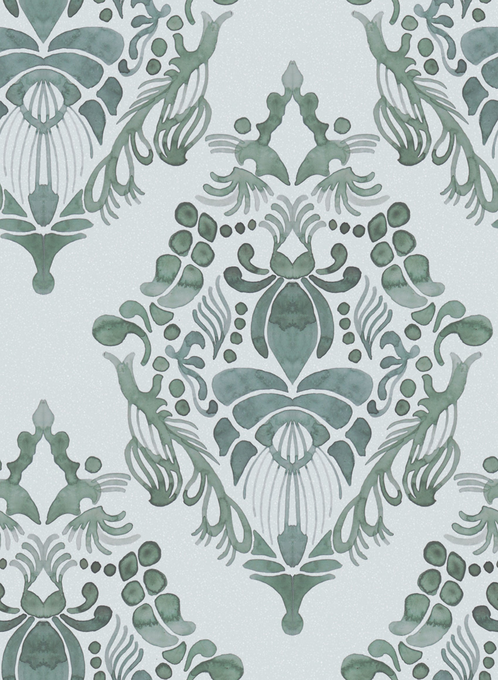 Aquarel Medaillon Groen BS8W-2949