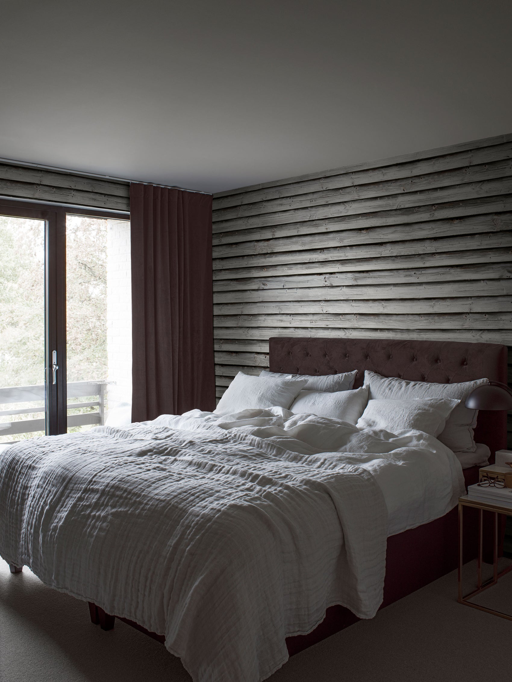 Houten Wand Grijs BS7W-2953