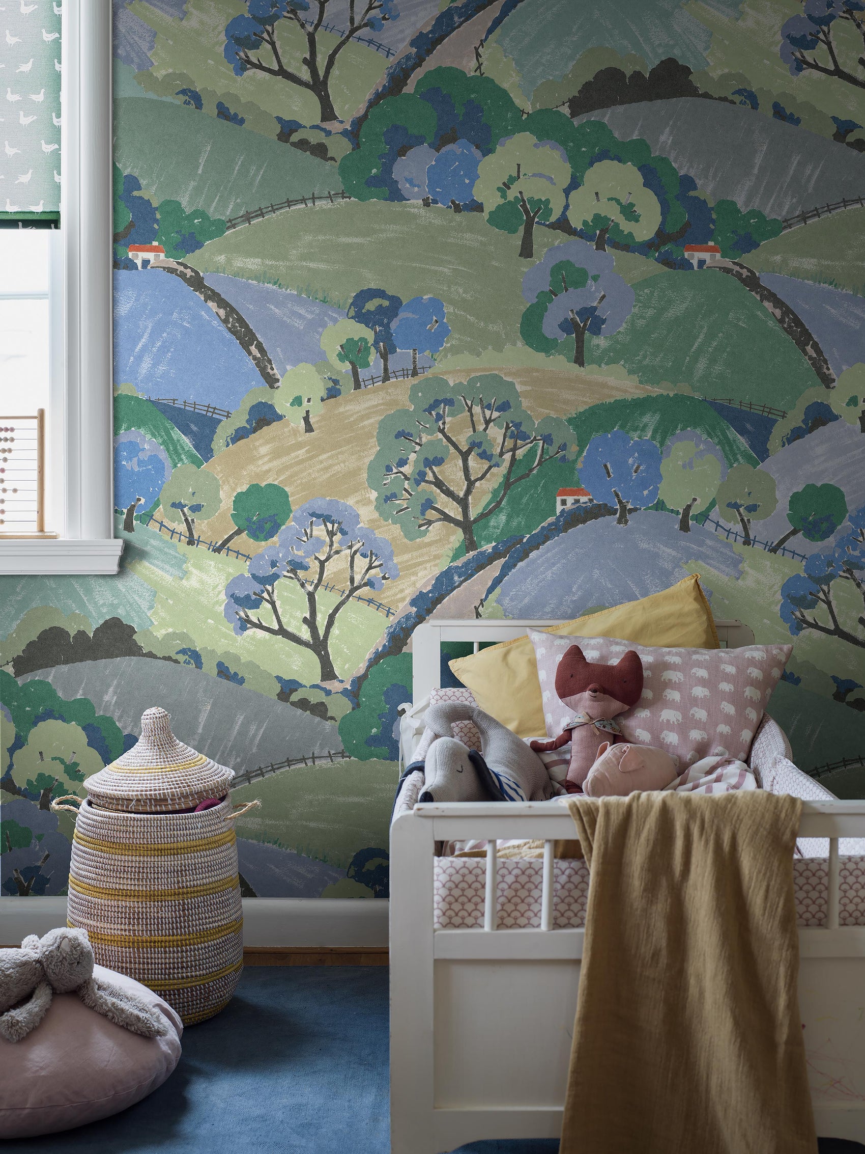 Glooiende Heuvels Blauw BS3W-2962
