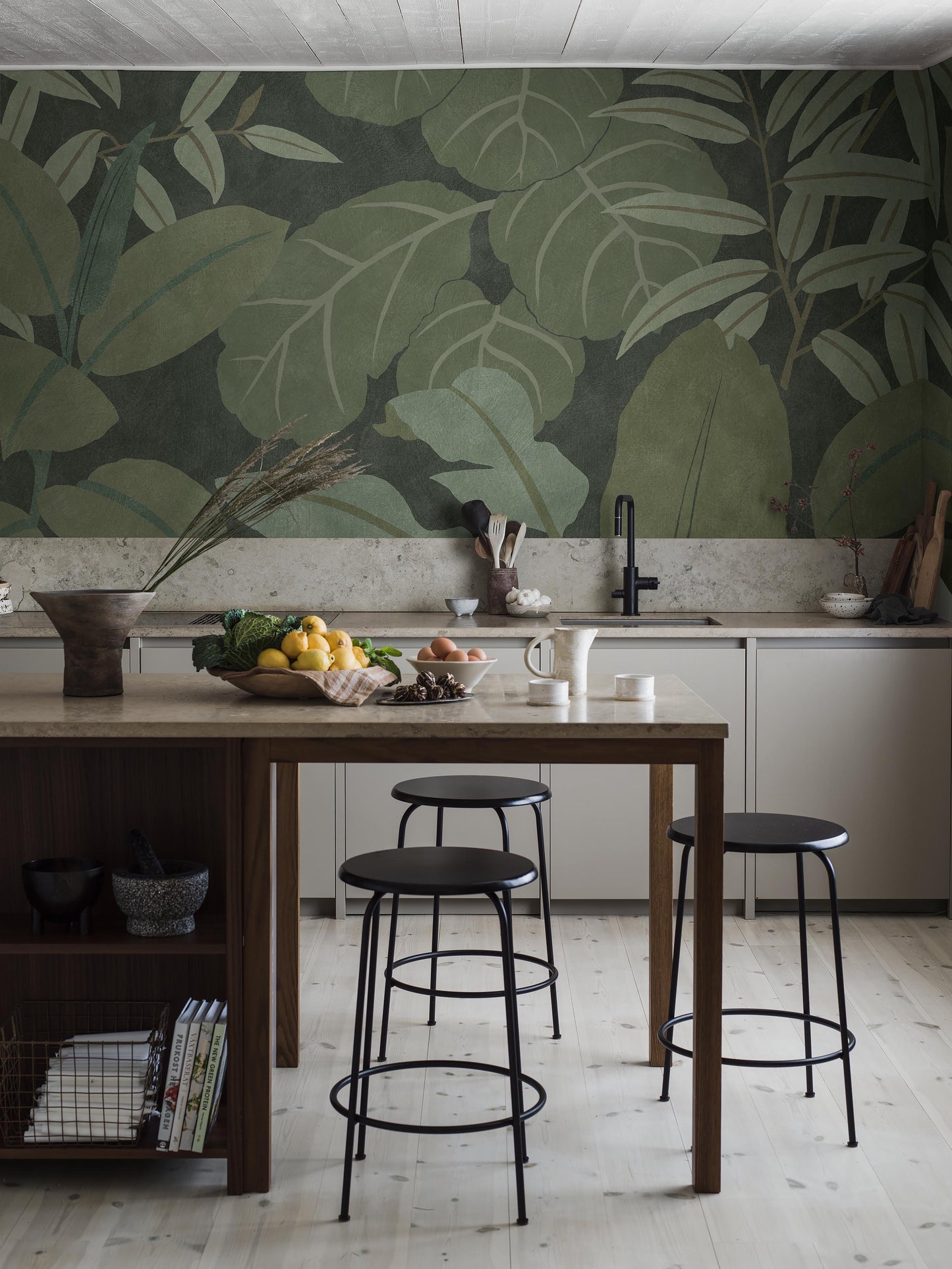 Grote Bladeren Groen BS7W-2962