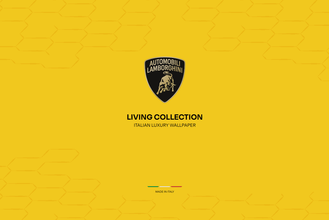 ZM30-0812 - Grafisch Zilver Vinylbehang - Lamborghini